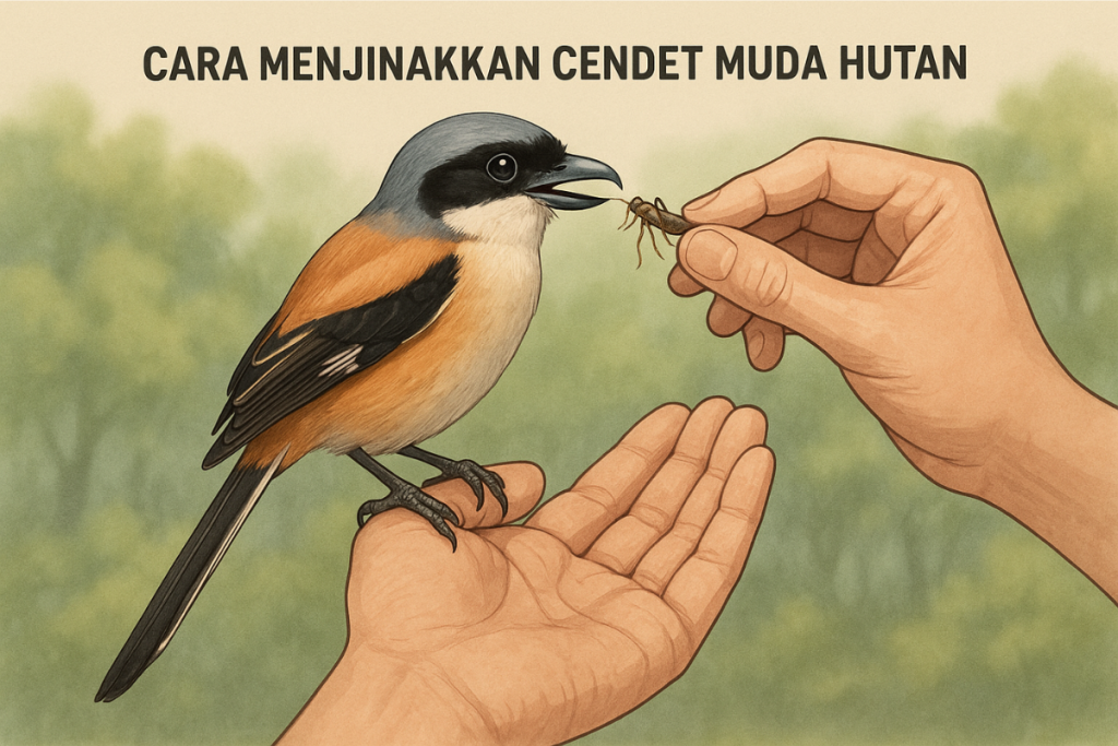 cara menjinakkan cendet muda hutan